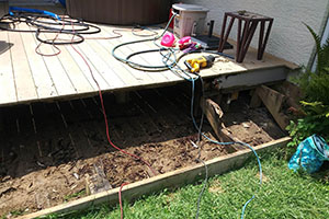 Deck restoration